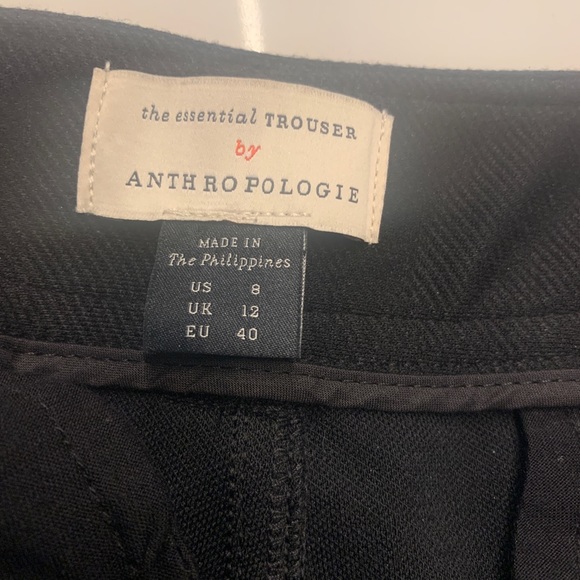 Athropologie Black The Essential Trouser - Picture 2 of 2
